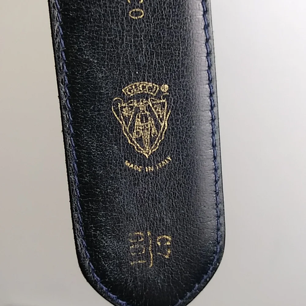 Gucci Belt Made In Italy Women's Belt Size 29 - 100/40 Black/Brown - Picture 16 of 17